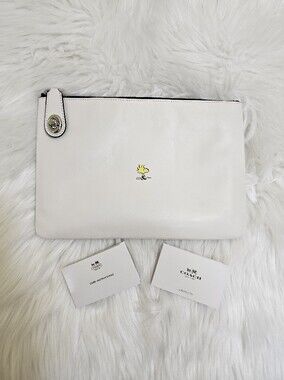 Coach X Peanuts Woodstock Folio White Limited Edition Number 56 of 100
